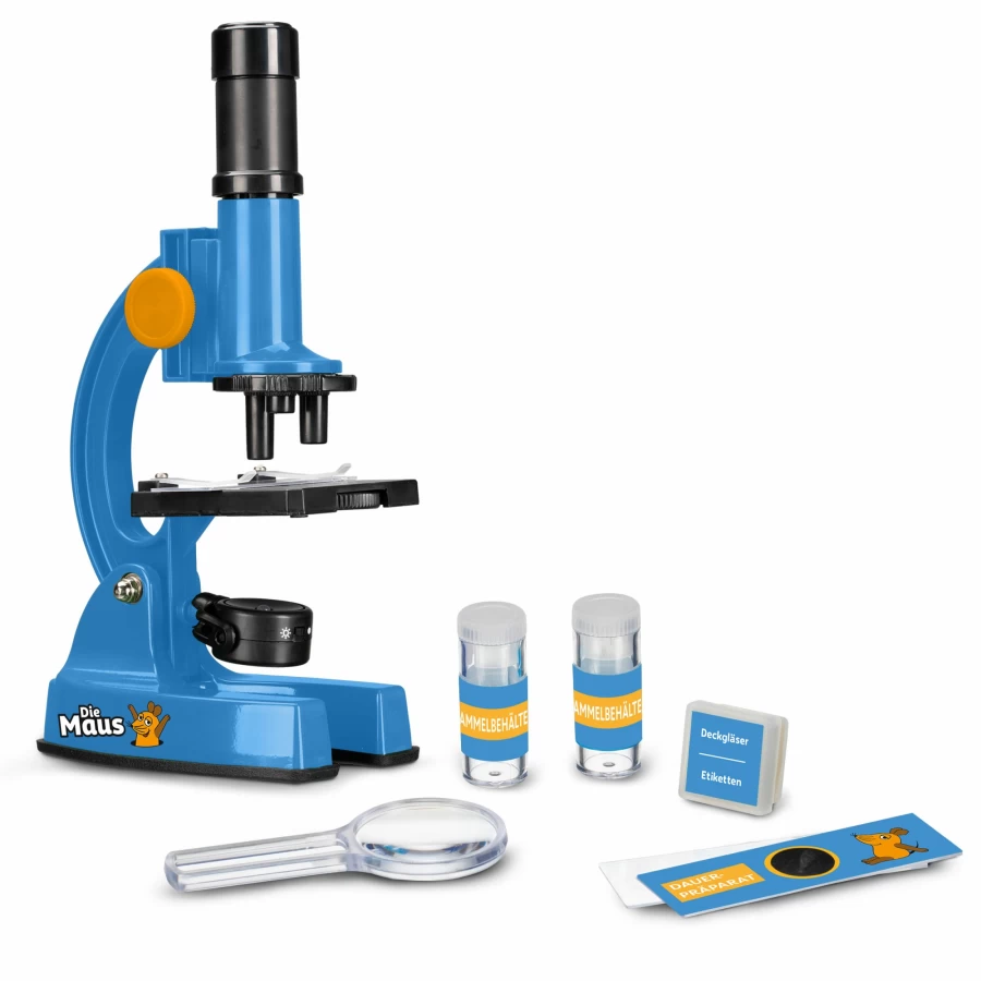 Bresser Junior Microscope Set for Kids with Portable Case – Explore Science & Discovery