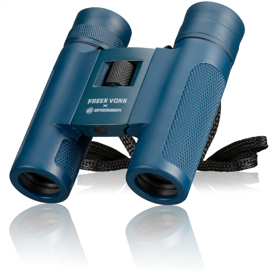 Bresser 10x25 Kids Binoculars – Freek Vonk Edition | Compact & Durable for Children's Outdoor Adventures