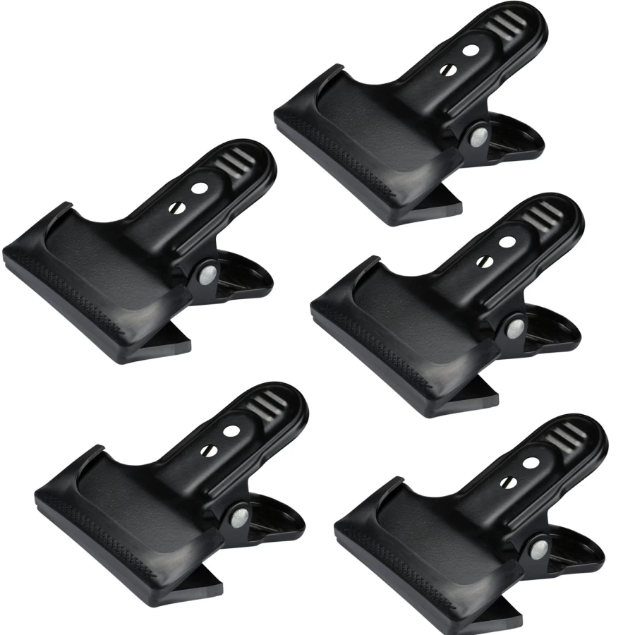 Bresser BR-10 Heavy Duty Metal Studio Clamps - Set of 5 for Photography, Woodworking, and DIY Projects