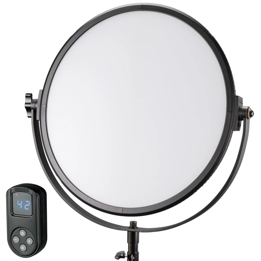 Bresser BR-S200B Bi-Color LED Soft Round Light Panel for Photography and Video