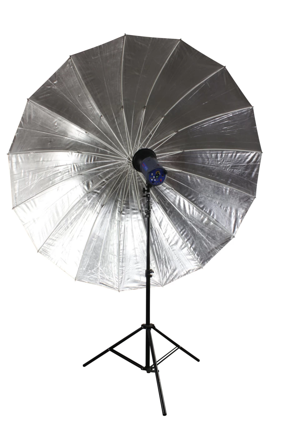 Bresser SM-09 Jumbo 180cm Reflective Umbrella Silver Black Photography Light Modifier