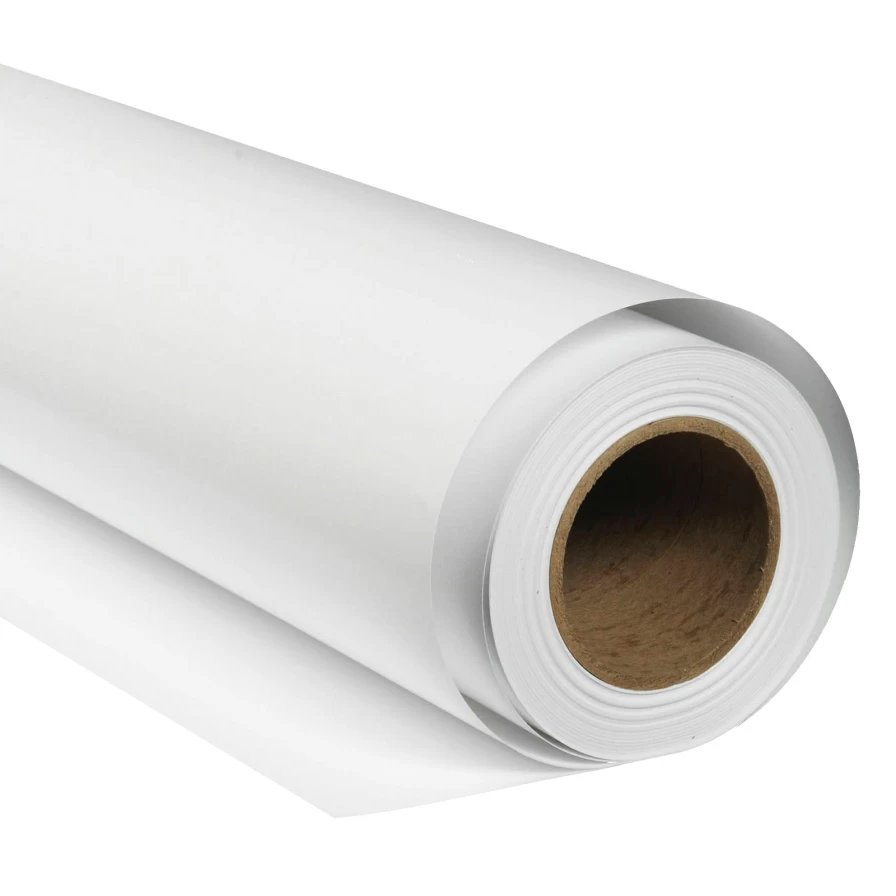 Bresser SBP01 Arctic White Paper Background Roll - 3.56m x 15m Premium Photo Studio Backdrop