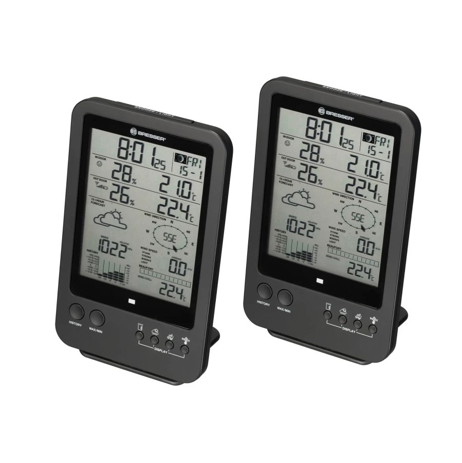 Bresser 5-in-1 Wireless Weather Station with Remote Monitoring Base Station