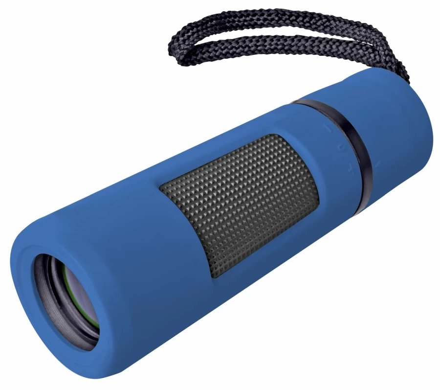 Bresser 10x25 High Power Monocular Telescope - Compact & Lightweight Blue Design for Outdoor Adventures