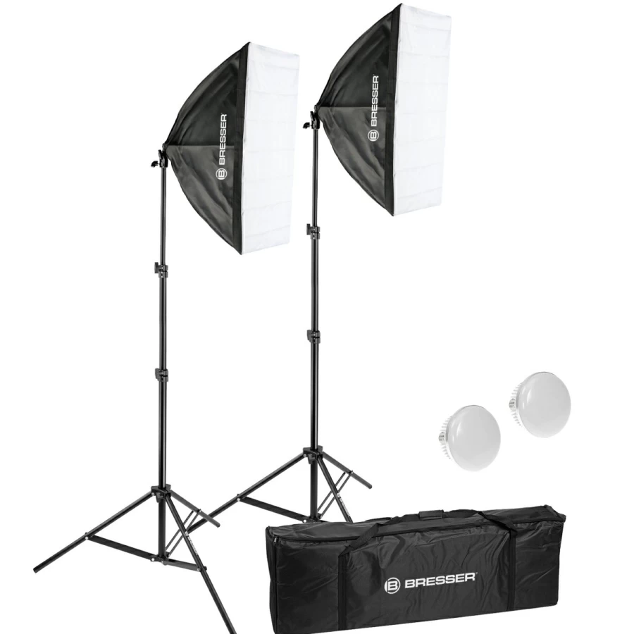 Bresser BR-225B LED Daylight Set - High-Quality Lighting Solution for Professional Use