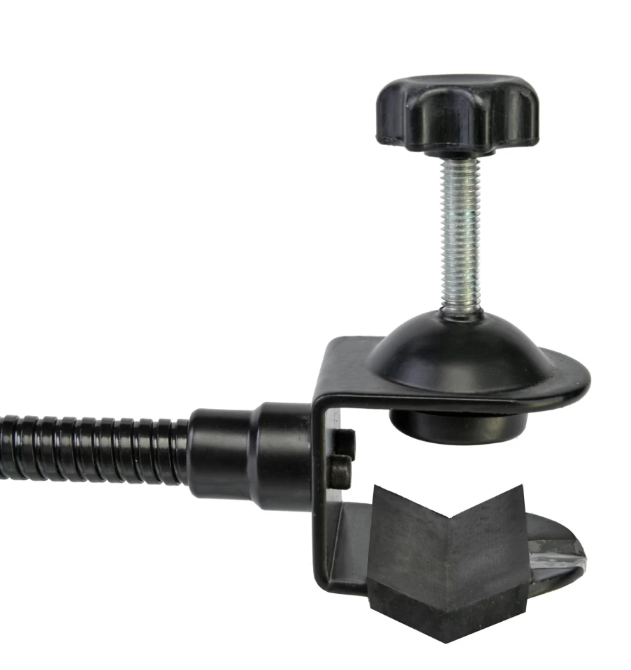 Bresser BR-21 Adjustable Gooseneck Mount with Table Clamp, Tube Clamp, and Spring Clamp for Flexible Positioning