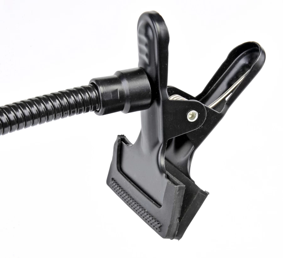 Bresser BR-20 Adjustable Gooseneck Clamp Mount with Secure Grip for Flexible Positioning