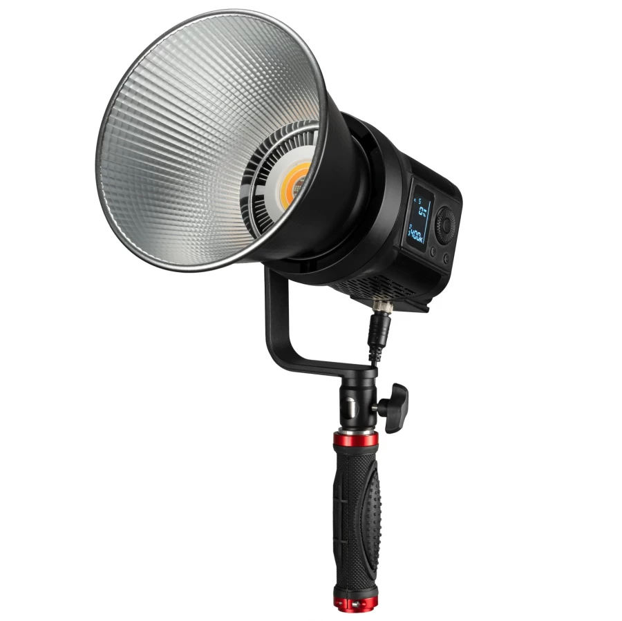 Bresser BR-135 RGB COB LED Light - High-Power Adjustable Lighting for Photography & Video