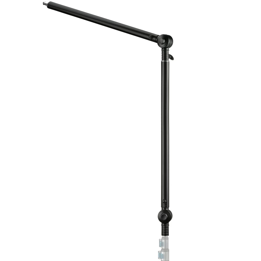 Bresser BR-05B Space Arm with Multi-Clamp for Light Stands – Adjustable Mounting Bracket for Photography & Studio Equipment