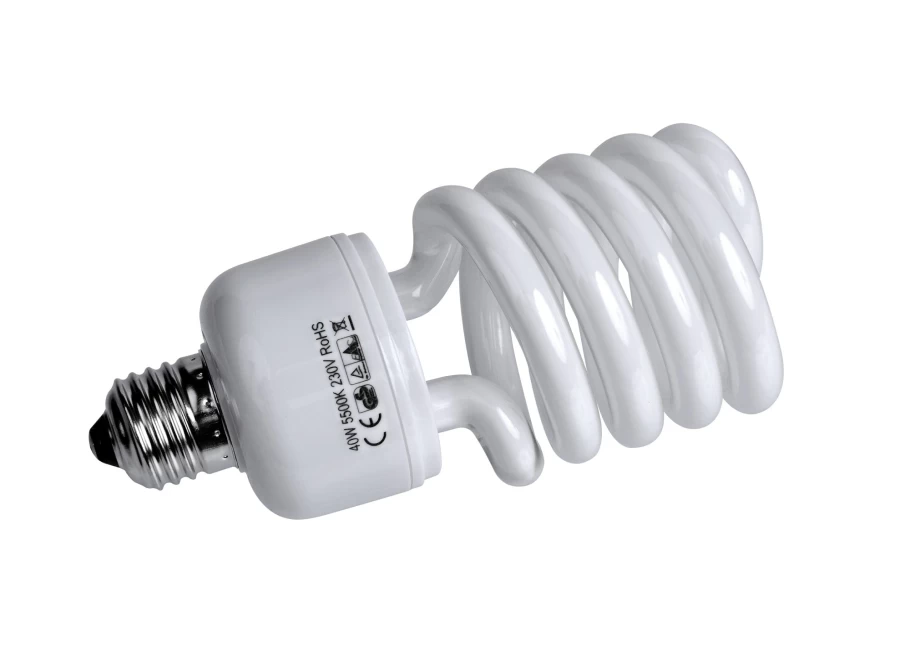 Bresser JDD-6 E27 Spiral Daylight Bulb 40W Energy Efficient Natural Light Lamp