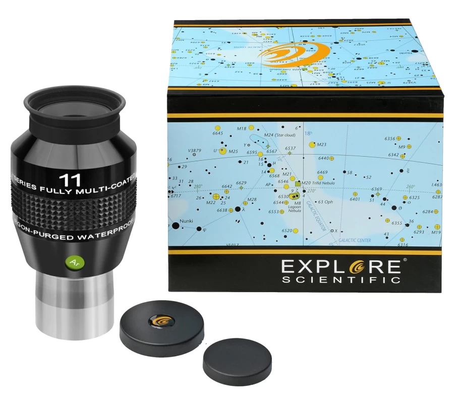 Bresser 82° Ar 11mm Eyepiece (1.25") - High-Performance Telescope Accessory for Astronomy Enthusiasts
