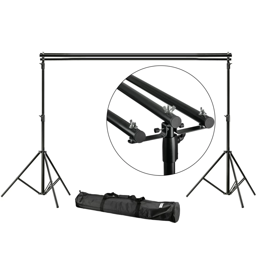 Bresser D-56 Portable Background System - 3 Panels 300x310 cm for Photography & Video