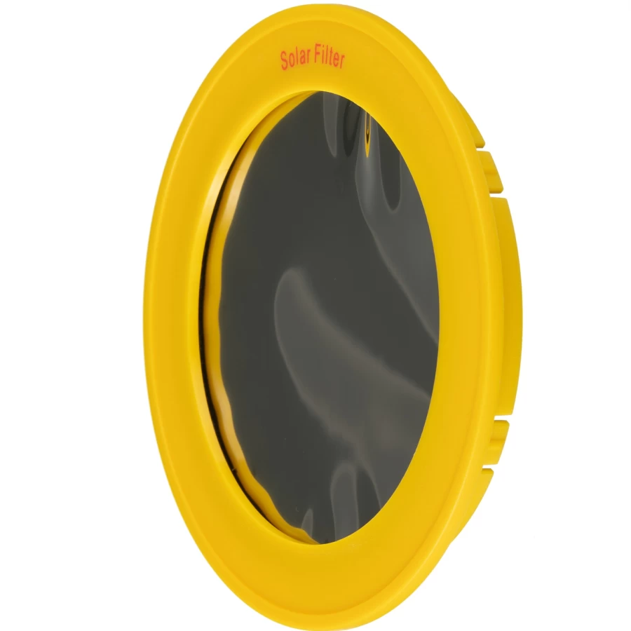 Bresser 92.5mm Solar Filter for Telescopes – Safe Sun Viewing Carbon-Look Design