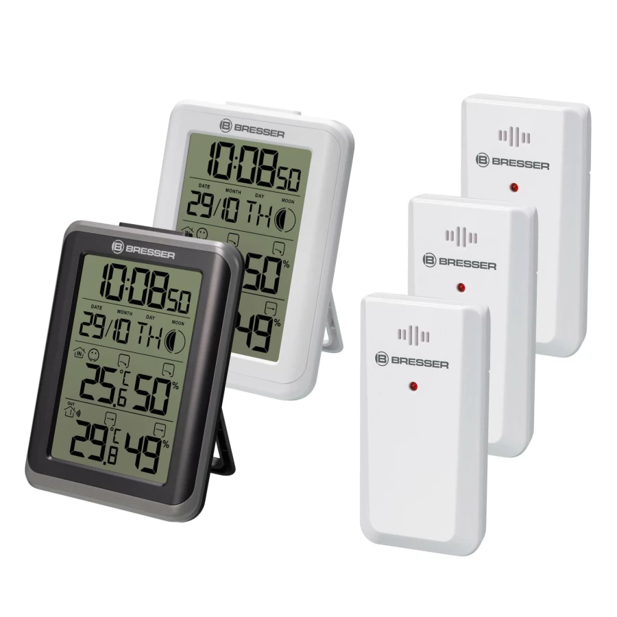 Bresser Climatemp Io RC Jumbo Digital Thermometer Set with Remote Monitoring