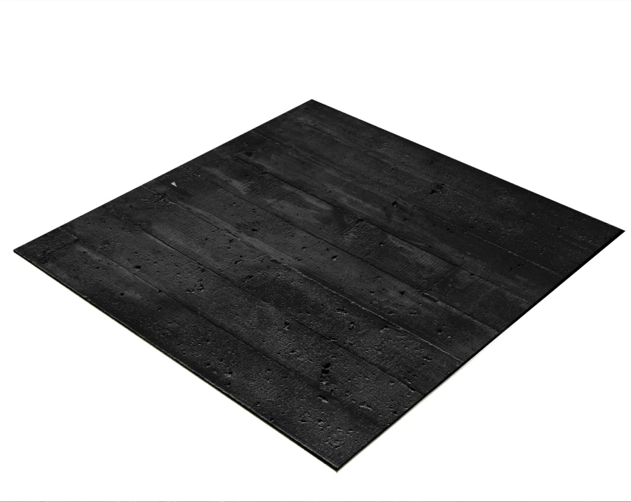 Bresser 60x60cm Black Wood Plank Photography Background for Tabletop Flat Lay Product Shoots