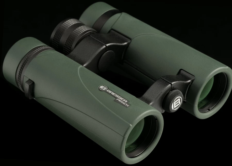 Bresser Pirsch 10x34 Binoculars with Phase Coating - High-Performance Compact Binoculars for Hunting & Outdoor Adventures