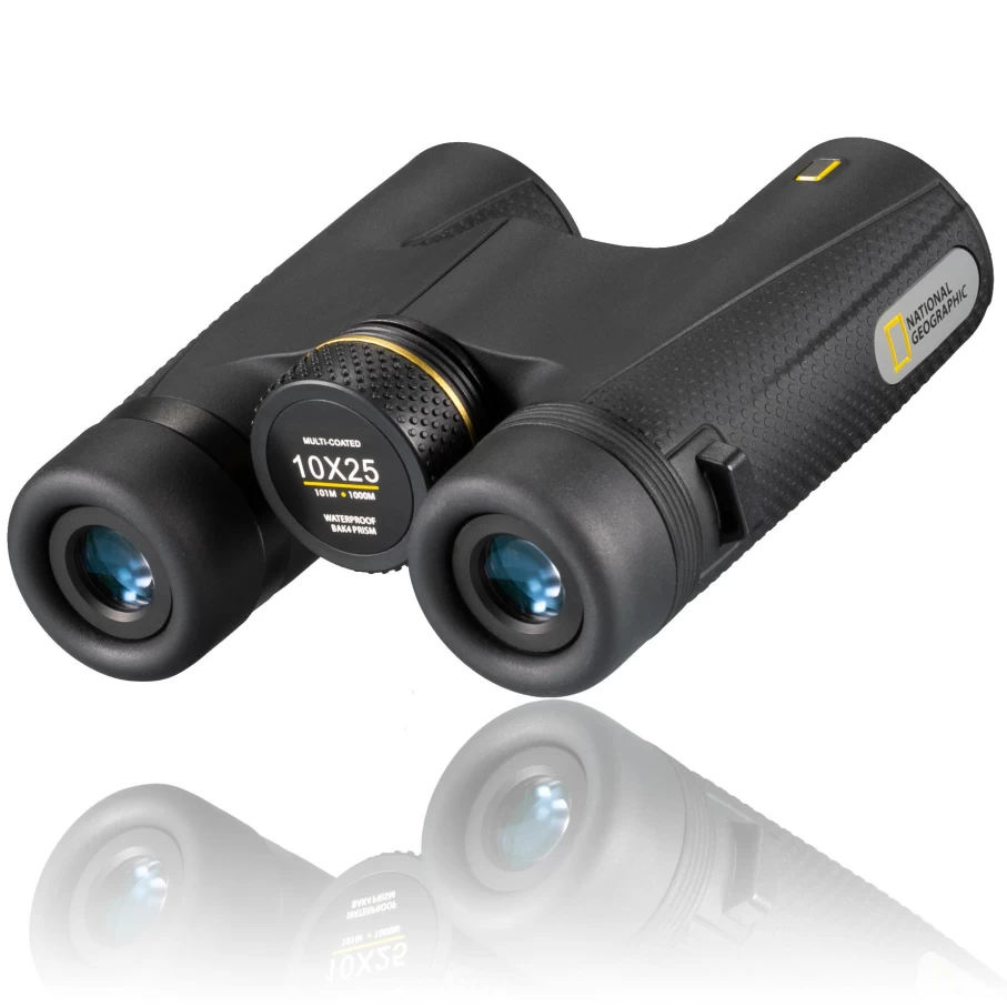 Bresser 10x25 Compact Waterproof Binoculars for Outdoor Adventures | High-Quality Optics