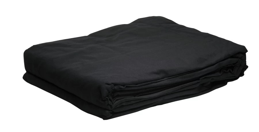 Bresser Y-9 Professional Photography Backdrop 3x4 Meters Black Background Cloth for Studio Shoot