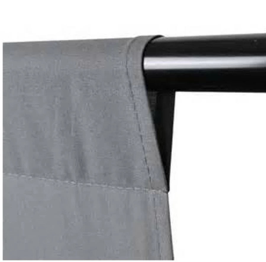 Bresser Br-D23 6x3 Meter Grey Photography Background System with Cloth for Studio Setup