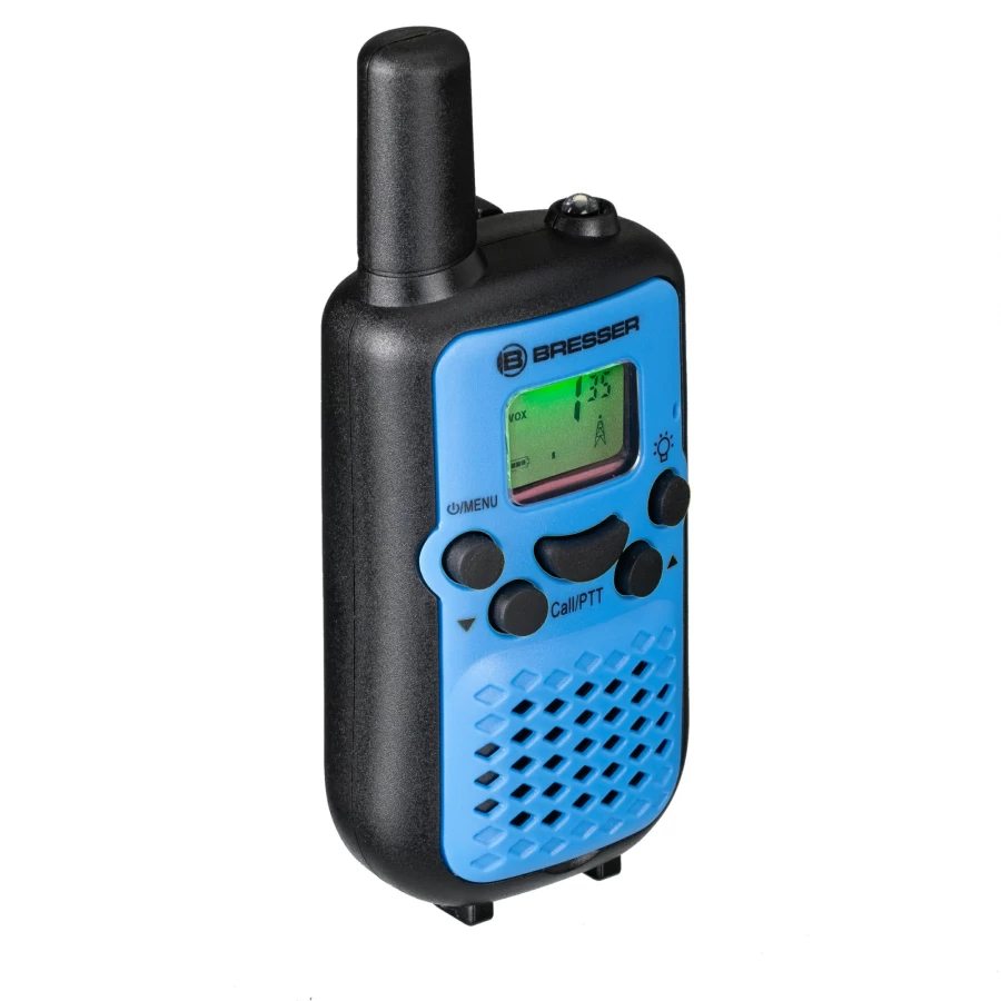 Bresser Junior Walkie-Talkie Set - 2 Pack, 6km Range, Hands-Free, Kids Long-Distance Two-Way Radios