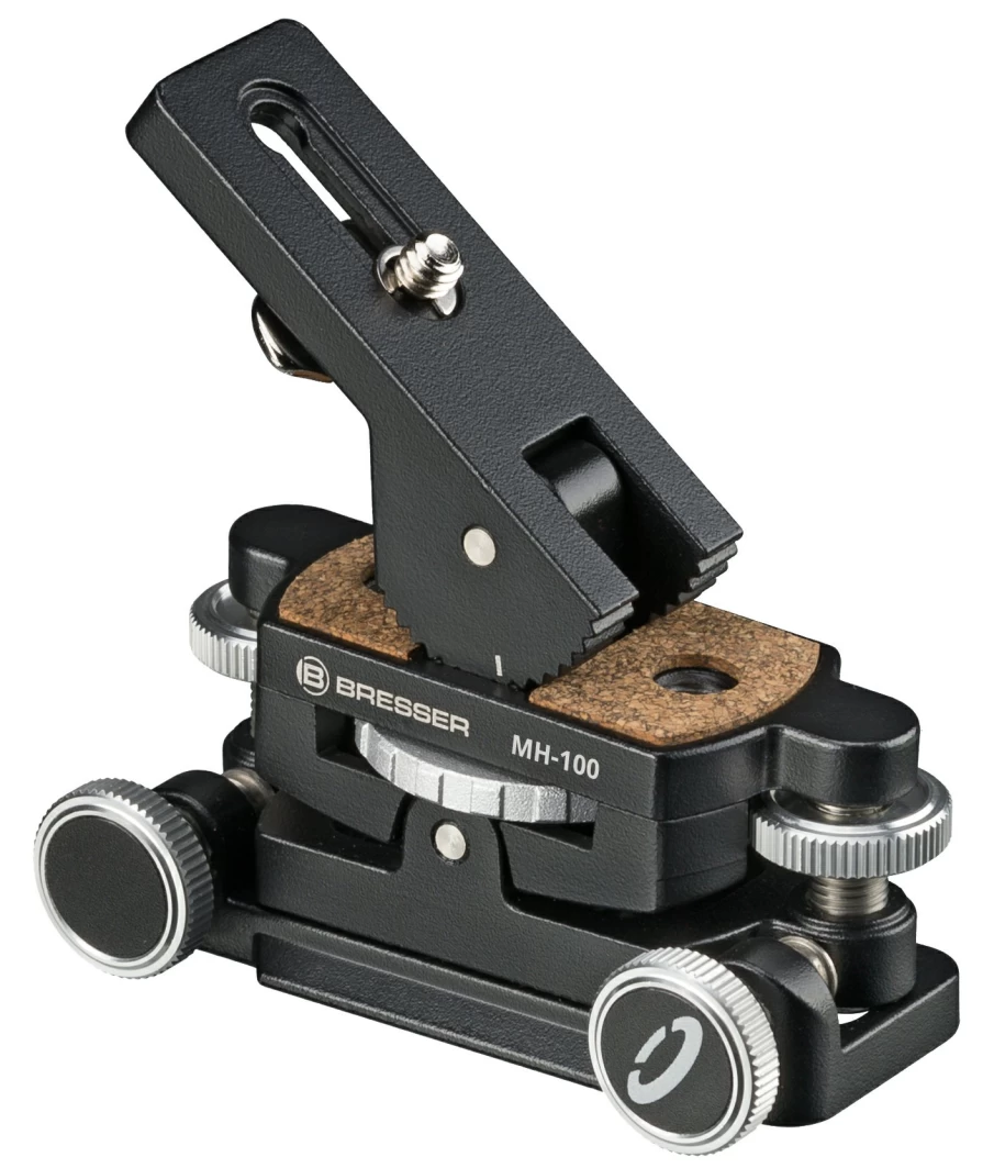 Bresser MH-100 Micro Motion Head with Polar Wedge for Precision Telescope Mounting