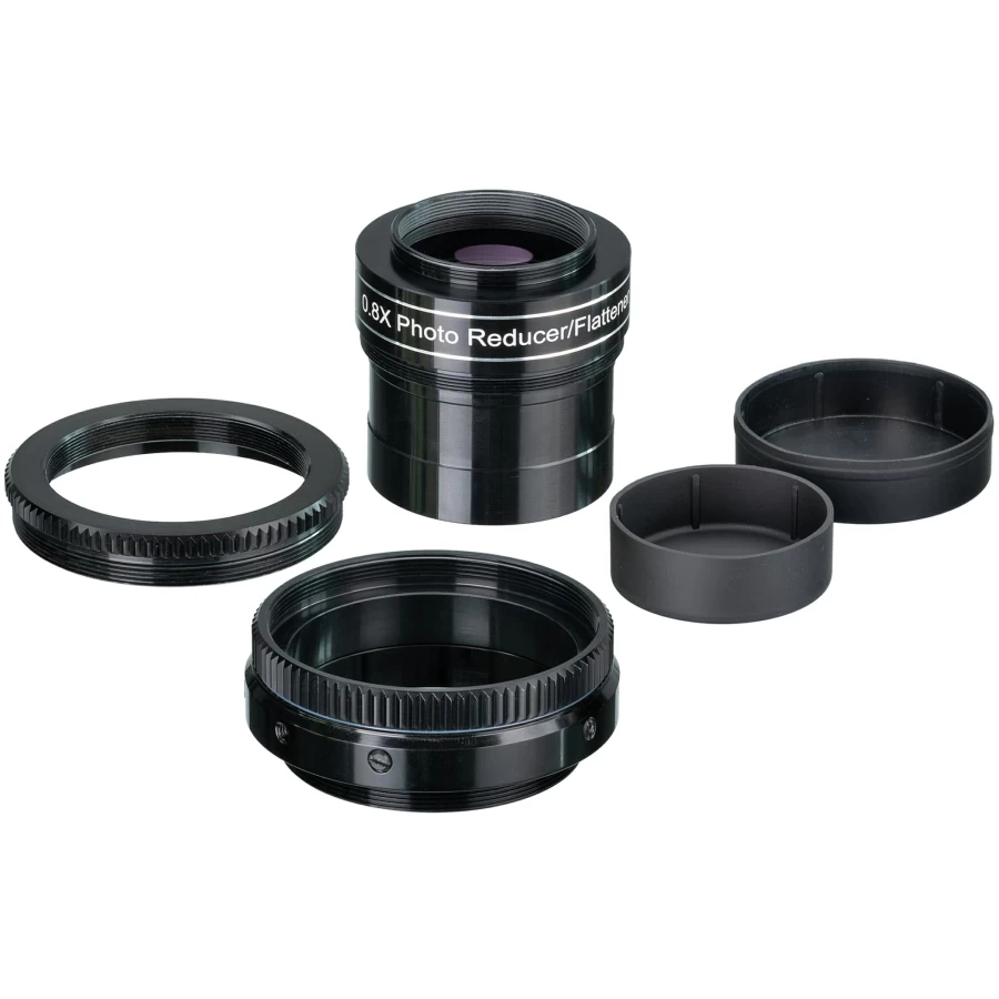 Bresser Lunt CAA-RF 0.8X Reducer Field Flattener for LS80MT, LS100MT & LS130MT Telescopes - Night Sky Photography Accessory