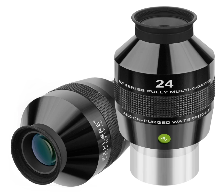 Bresser 82° Ar 24mm Eyepiece (2") - Explore Scientific Wide Angle Telescope Lens