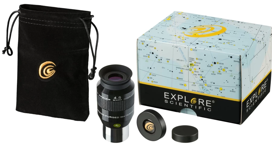 Bresser 52° Long Eye Relief Eyepiece 4.5mm for Telescopes - High Magnification AR Coated Lens