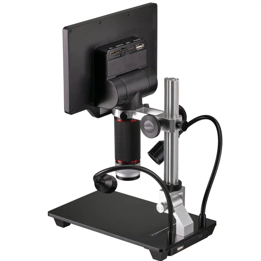 Bresser 2MP WiFi Digital Microscope with 1080P HD LCD Screen for High-Resolution Imaging