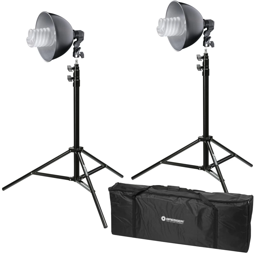 Bresser BR-2280 Daylight Studio Lighting Kit 850W Continuous LED Light for Photography and Video