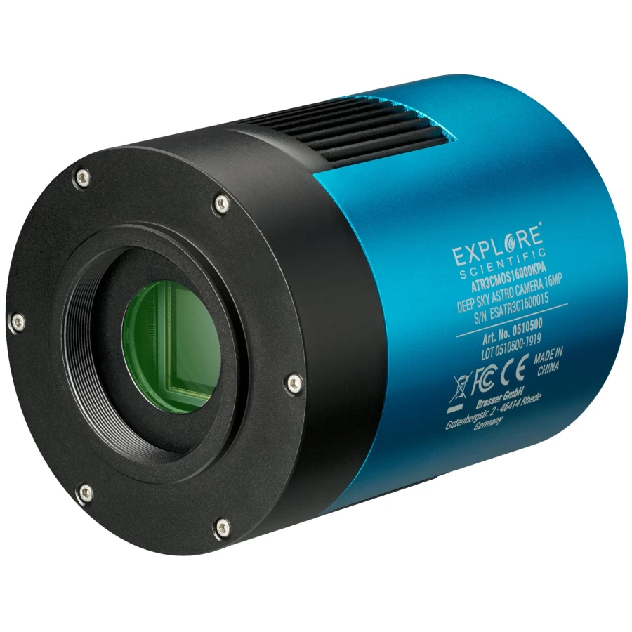 Bresser Explore Scientific 16MP Deep Sky Astrophotography Camera for High-Resolution Astronomy Imaging