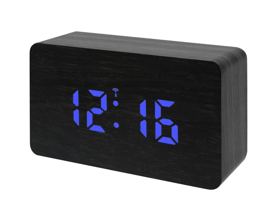 Bresser Mytime W Color LED Alarm Clock with Remote Control and Customizable Display