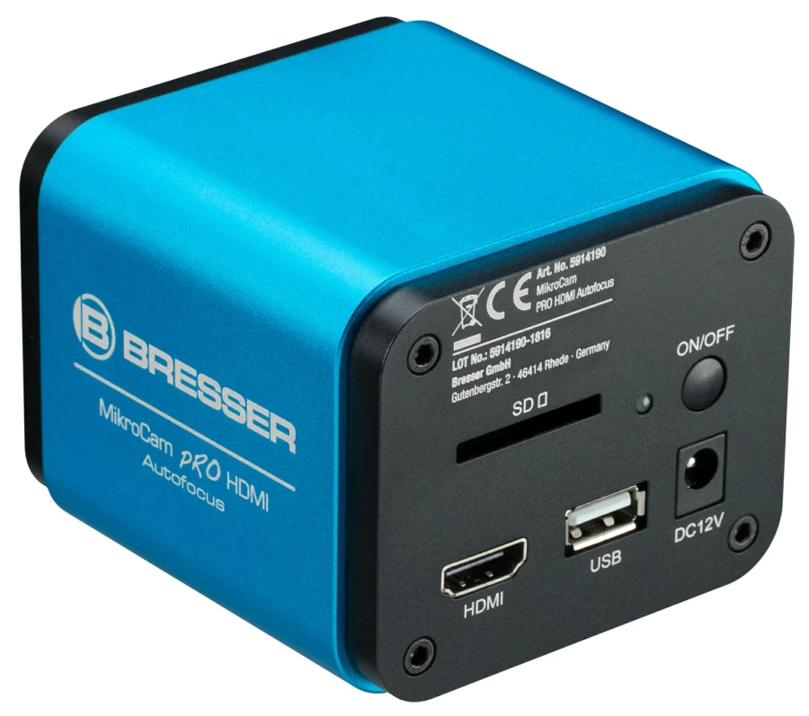 Bresser MikroCam Pro HDMI Autofocus Microscope Camera - High Definition HD Imaging for Scientific Research