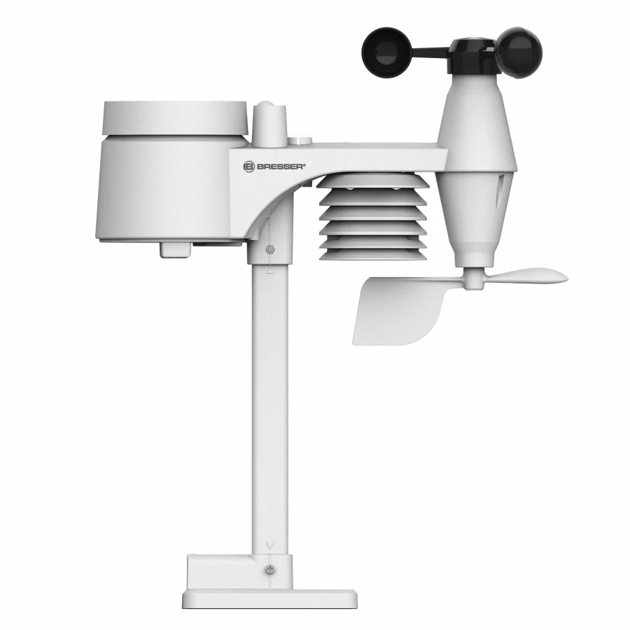 Bresser 7-In-1 Wireless Outdoor Weather Sensor for Weather Station 7003300 – Accurate Temperature, Humidity, Wind Speed, Rain Gauge, and UV Monitoring