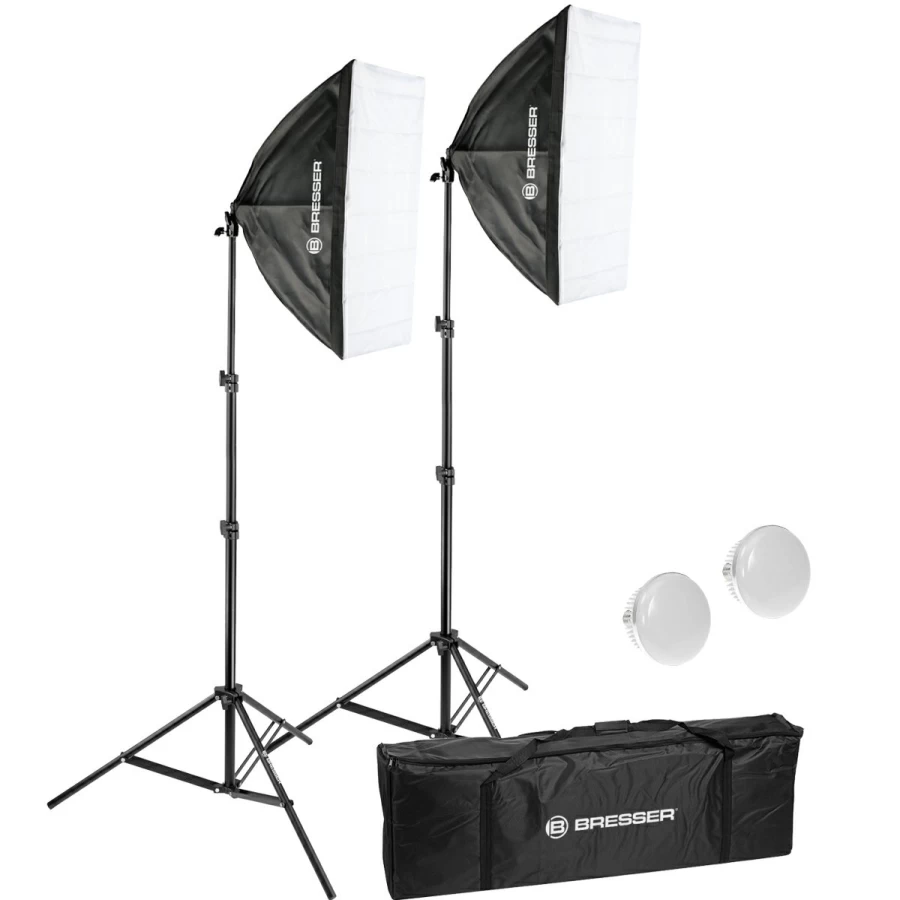 Bresser BR-225B LED Daylight Set - High-Quality Lighting Solution for Professional Use