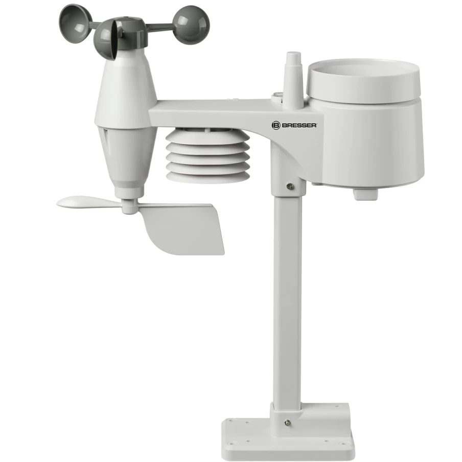 Bresser 5-In-1 Outdoor Weather Sensor Compatible with Weather Centers 7002510, 7002511, 7002512, 7002513, 7002580 - Model 1156743