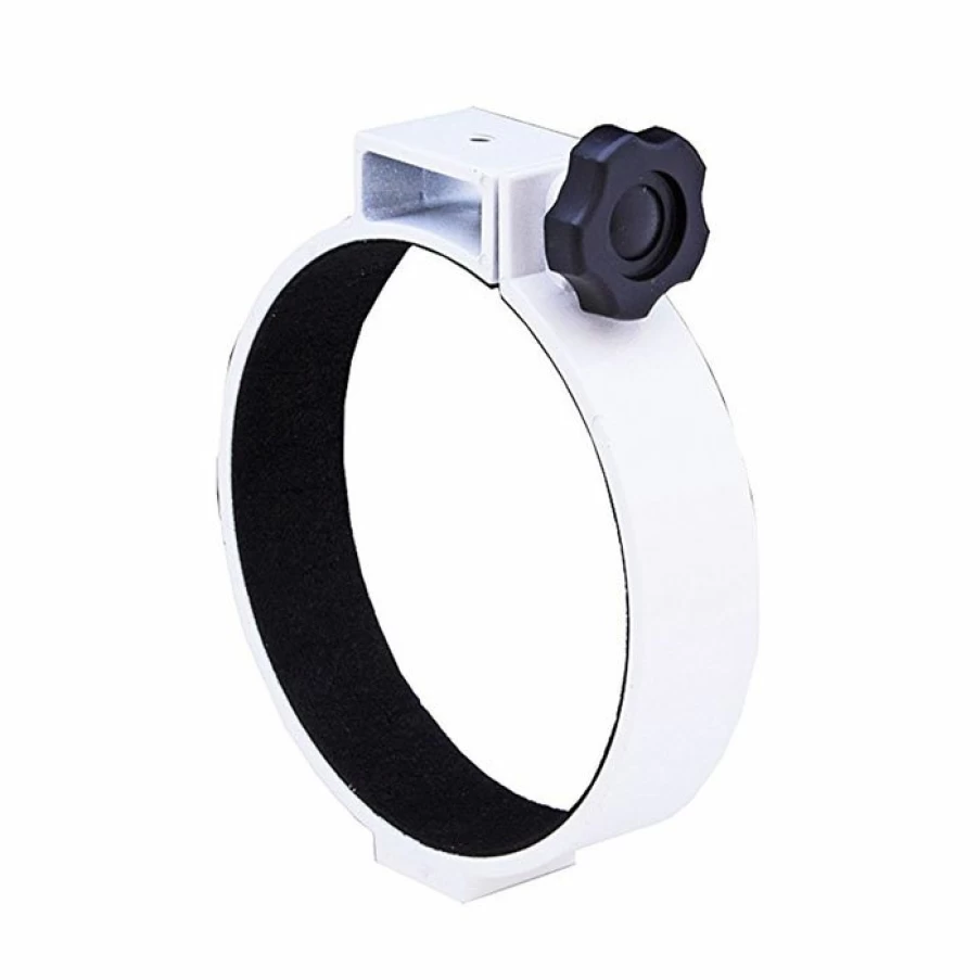 Bresser 115mm Telescope Tube Clamp Pair - White, Compatible with Vixen SX