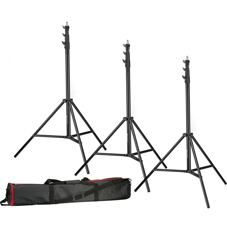 Bresser 3X Professional Tripod BR-TP280 with Carry Bag – 280cm Height, Heavy Duty Camera Stand for Photography