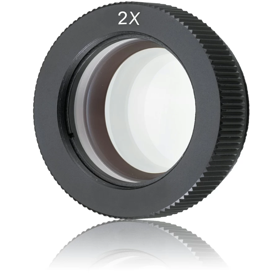 Bresser 2.0X Additional Lens - High-Power Magnification Accessory for Microscopes and Telescopes