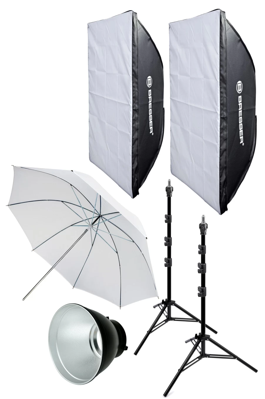 Bresser Studio Flash Promotion Package No. 4 – Professional Photography Lighting Kit with Flash & Accessories