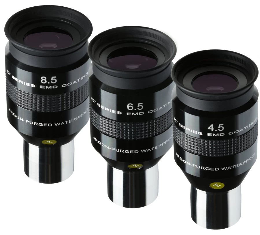 Bresser 82° Ultra Wide Angle Eyepiece 8.5mm 1.25" for Telescope - Explore Scientific AR Coated Lens