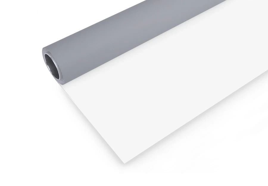Bresser Vinyl Background Roll 2m x 4m Grey/White Photography Studio Backdrop for Professional Photo Shoots