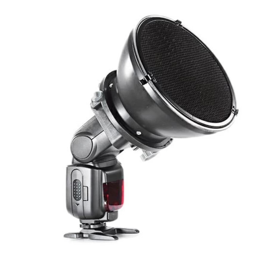 Bresser BR-Set7 7-Piece Professional Light Shaper Kit for Camera Flash Photography - Softbox, Reflectors, Diffusers