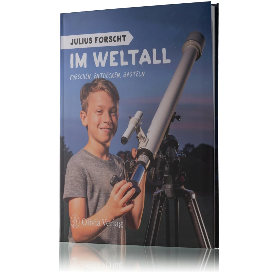 Bresser - Julius Forscht Im Weltall | Olivia Verlag German Edition | Astronomie für Kinder
