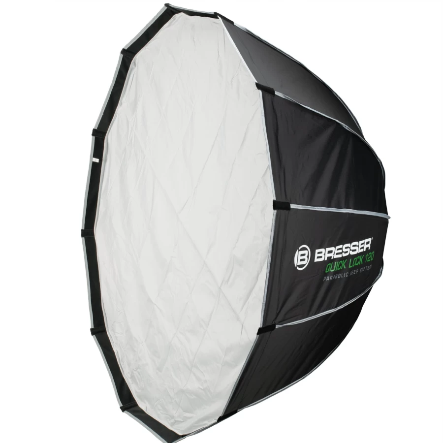 Bresser Quick Lock 120cm Deep Parabolic Softbox for Professional Photography Lighting