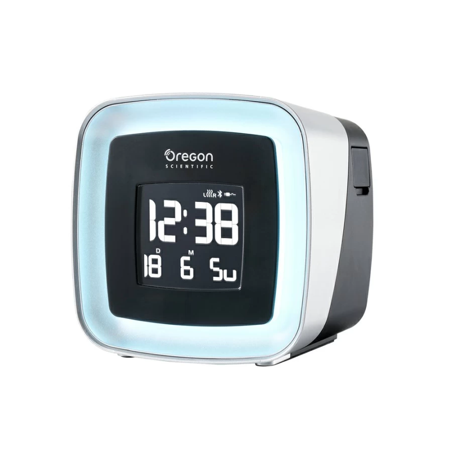 Bresser Aroma Diffuser with LED Light, Essential Oil Capsules, and Alarm Clock Function for Home Aromatherapy
