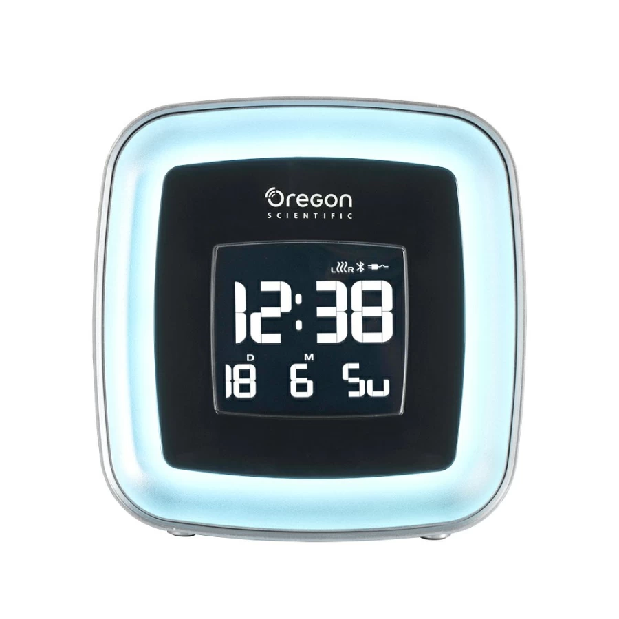 Bresser Aroma Diffuser with LED Light, Essential Oil Capsules, and Alarm Clock Function for Home Aromatherapy
