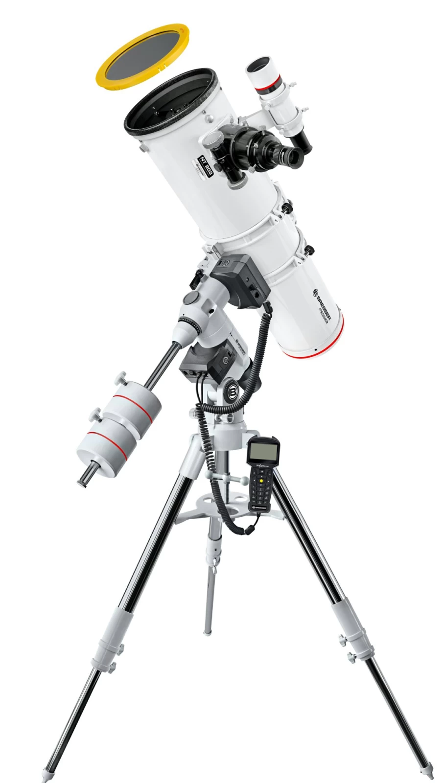 Bresser Messier NT-203/1000 Hexafoc Exos-2 GoTo Telescope with 203mm Aperture and 1000mm Focal Length for Advanced Astronomy