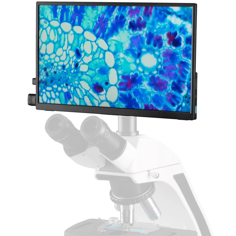 Bresser 13.3" HDMI Full HD Display for MikroCam Pro - Portable Monitor with High Resolution