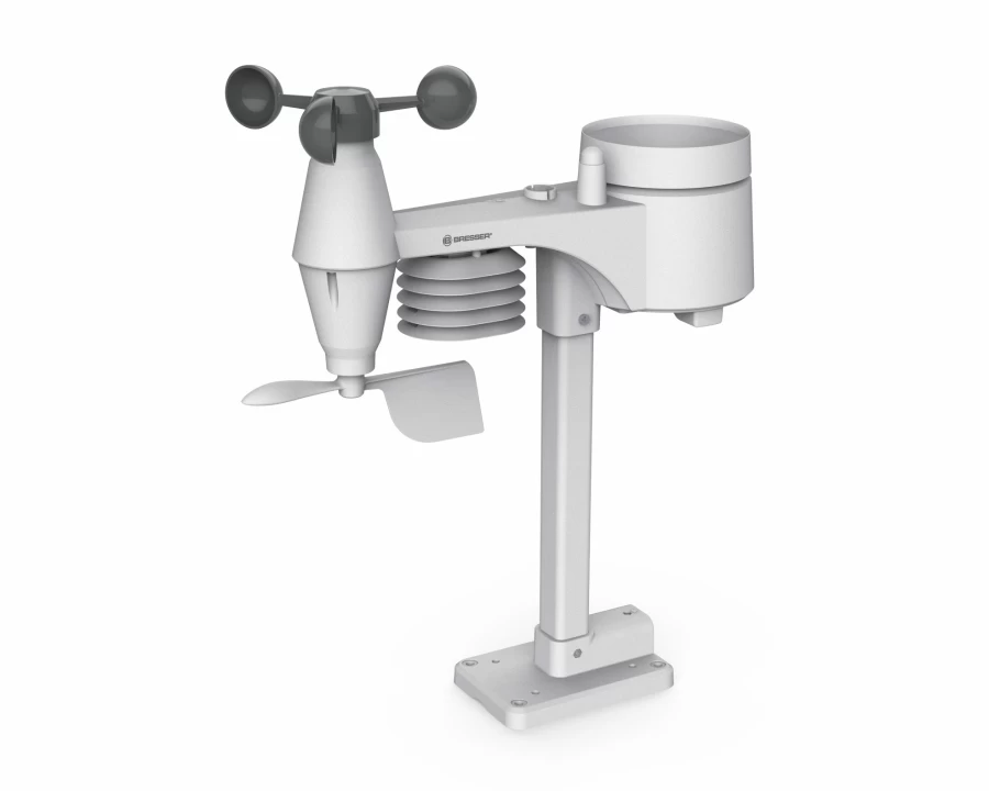 Bresser 5-In-1 Wireless Outdoor Weather Sensor for Professional Weather Stations – Compatible with 7002520 Model